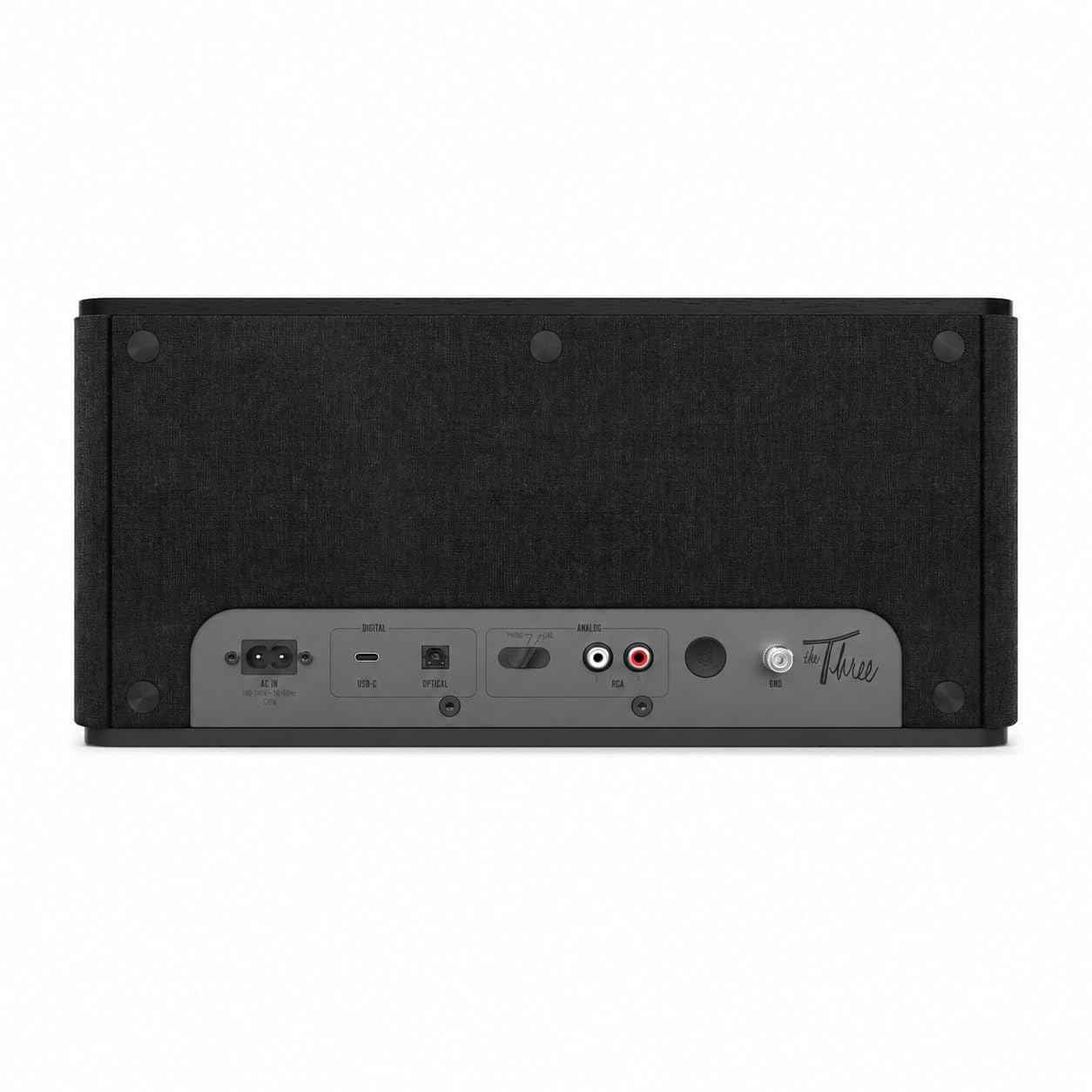 Klipsch The Three Plus Premium Bluetooth Speaker System - Matte Black | Biamplified 2.1 Stereo with Dual 2.25” Drivers, 5.25” Woofer, Bluetooth 5.3 Connect App Customization