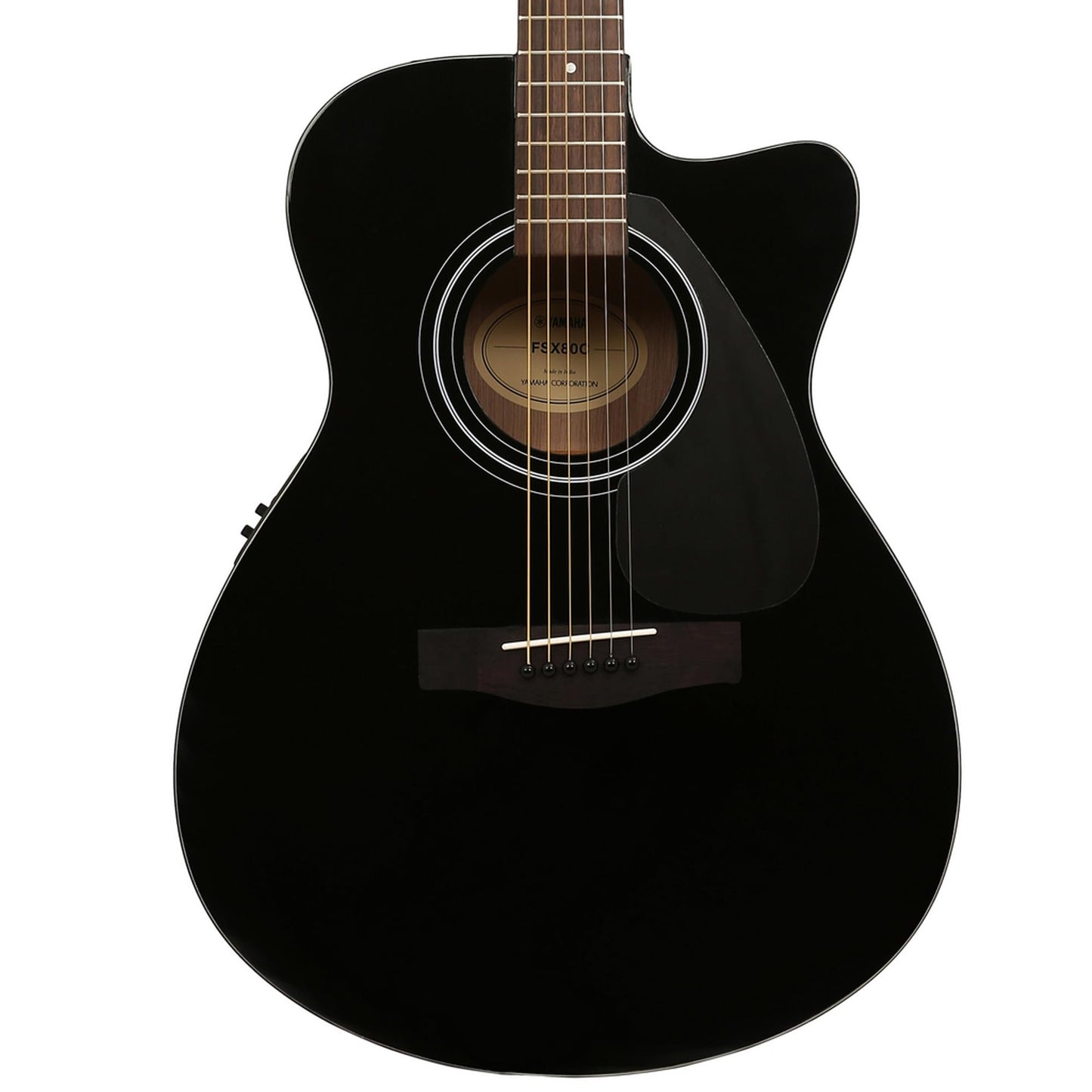 Yamaha FSX80C Semi-Acoustic Cutaway Guitar – Black Finish - Deccan Retail