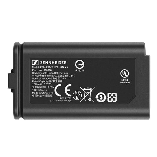Sennheiser BA 70 Rechargeable Battery for SK & SKM-S Transmitters