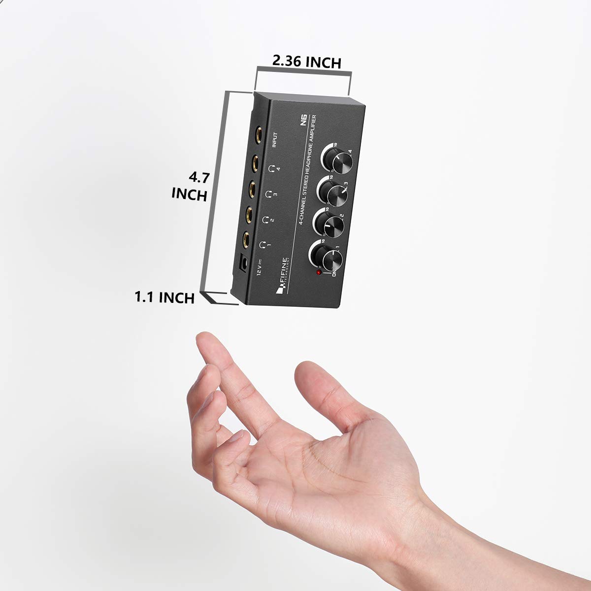 FIFINE N6 Headphone Amplifier 4-Channel - Deccan Retail