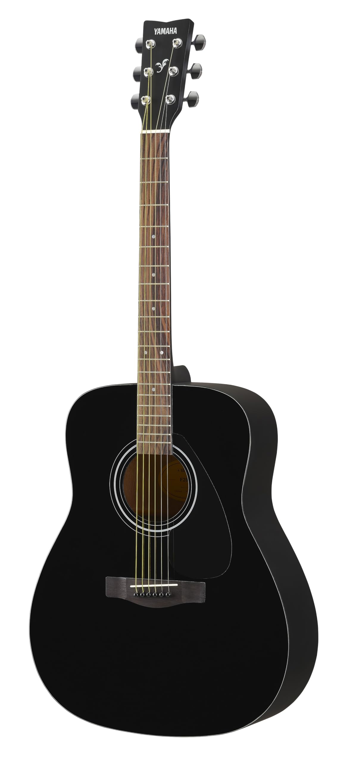 Yamaha F280 6-String Acoustic Guitar with Solid Top – Black