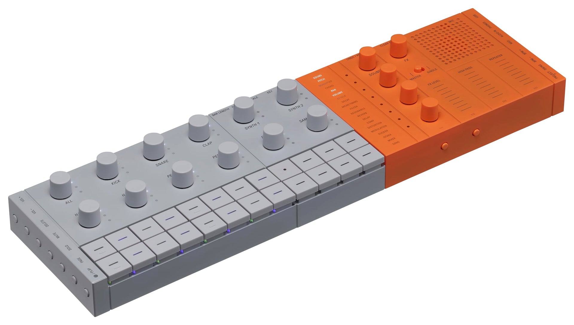 Yamaha SEQTRAK Music Production Studio - Orange - Deccan Retail