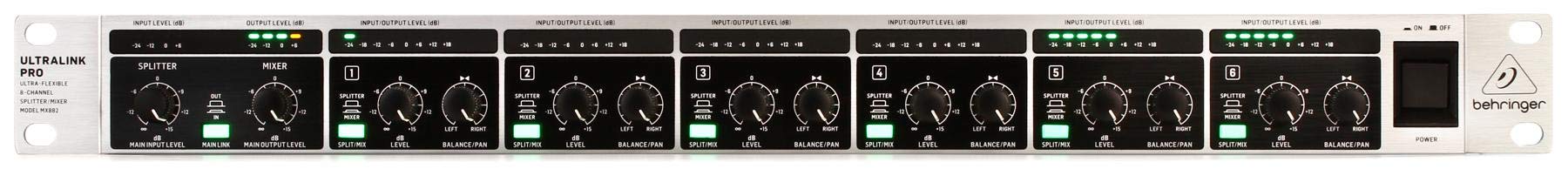 Behringer ULTRALINK PRO MX882 V2 Analog Audio Mixer with XLR – Black - Deccan Retail