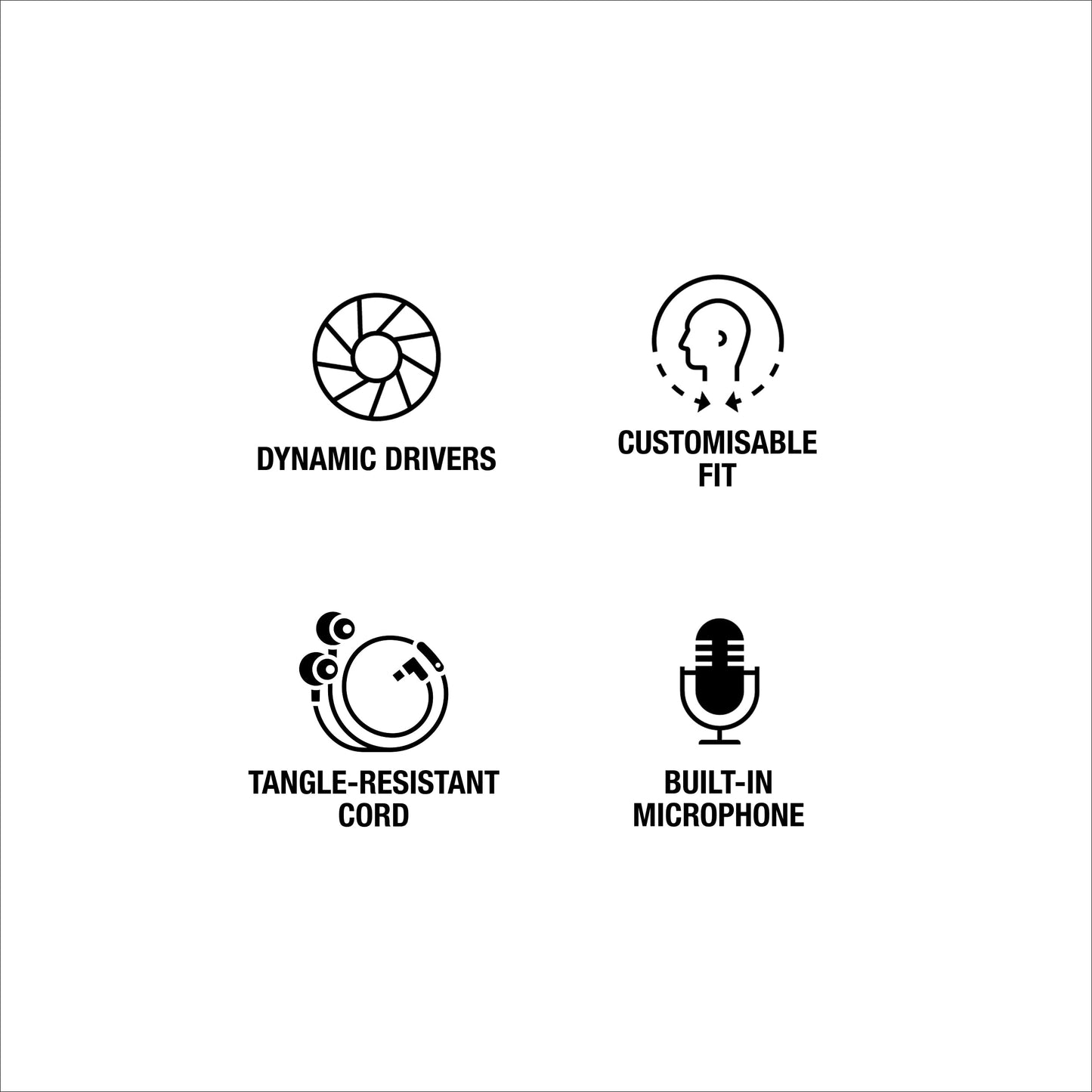 Marshall Mode USB-C Wired Earphones with Microphone