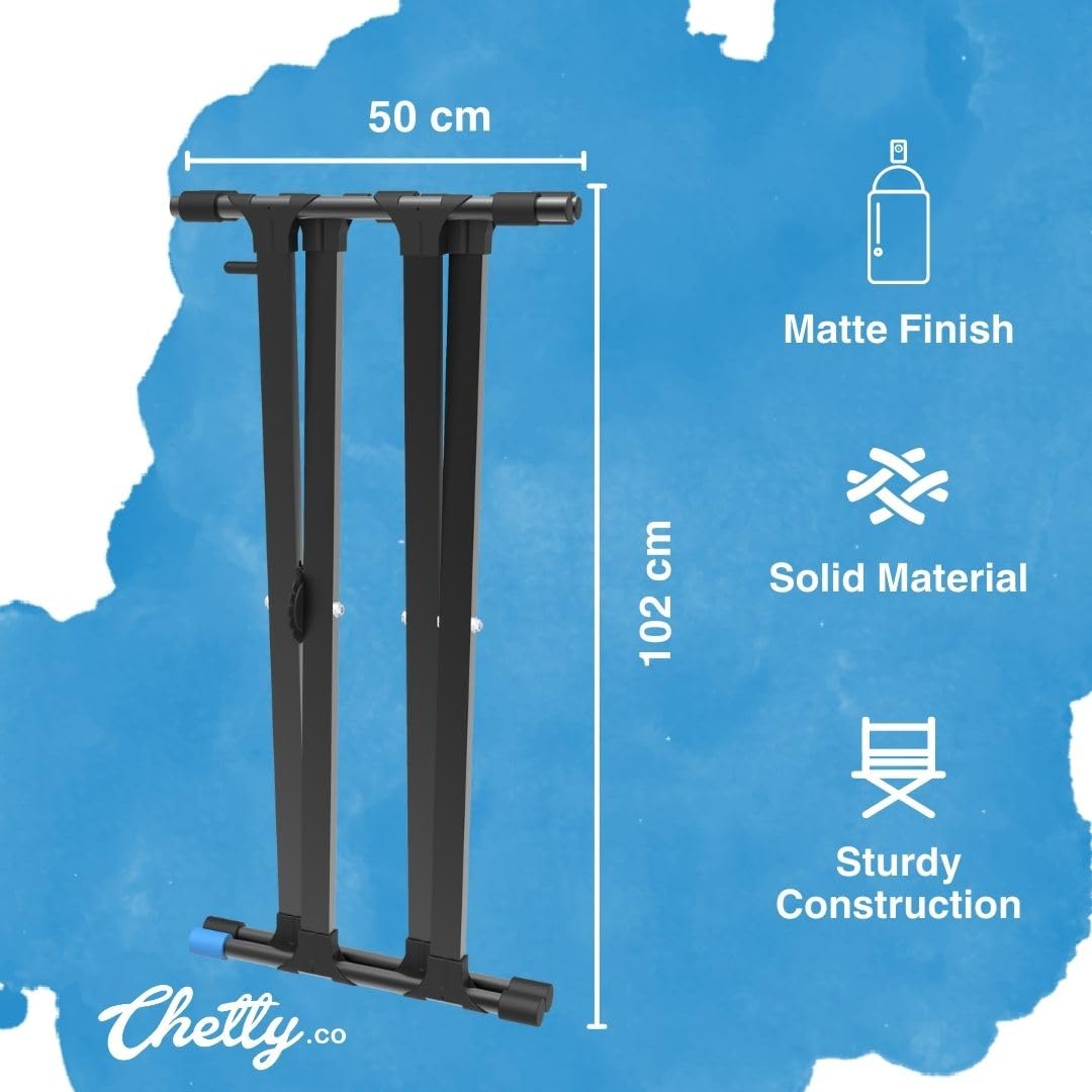 Chetty TT5 Adjustable Double X Keyboard Stand - Deccan Retail