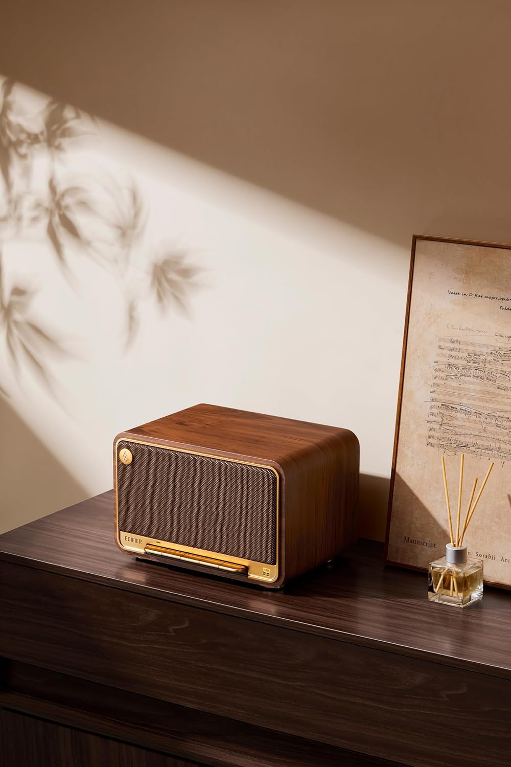 Edifier D32 Tabletop Wireless Speaker - Brown