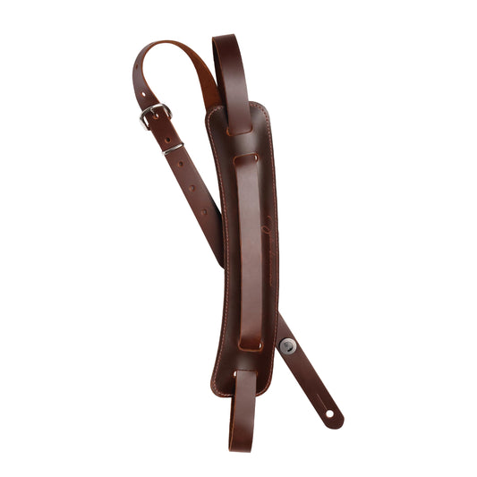 D'Addario Beatles John Lennon Selmer Leather Guitar Strap - Deccan Retail
