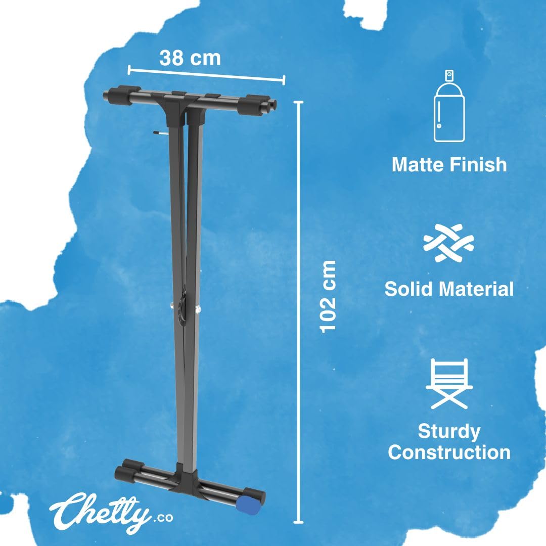 Chetty TT6 Adjustable Portable Keyboard Stand - Deccan Retail