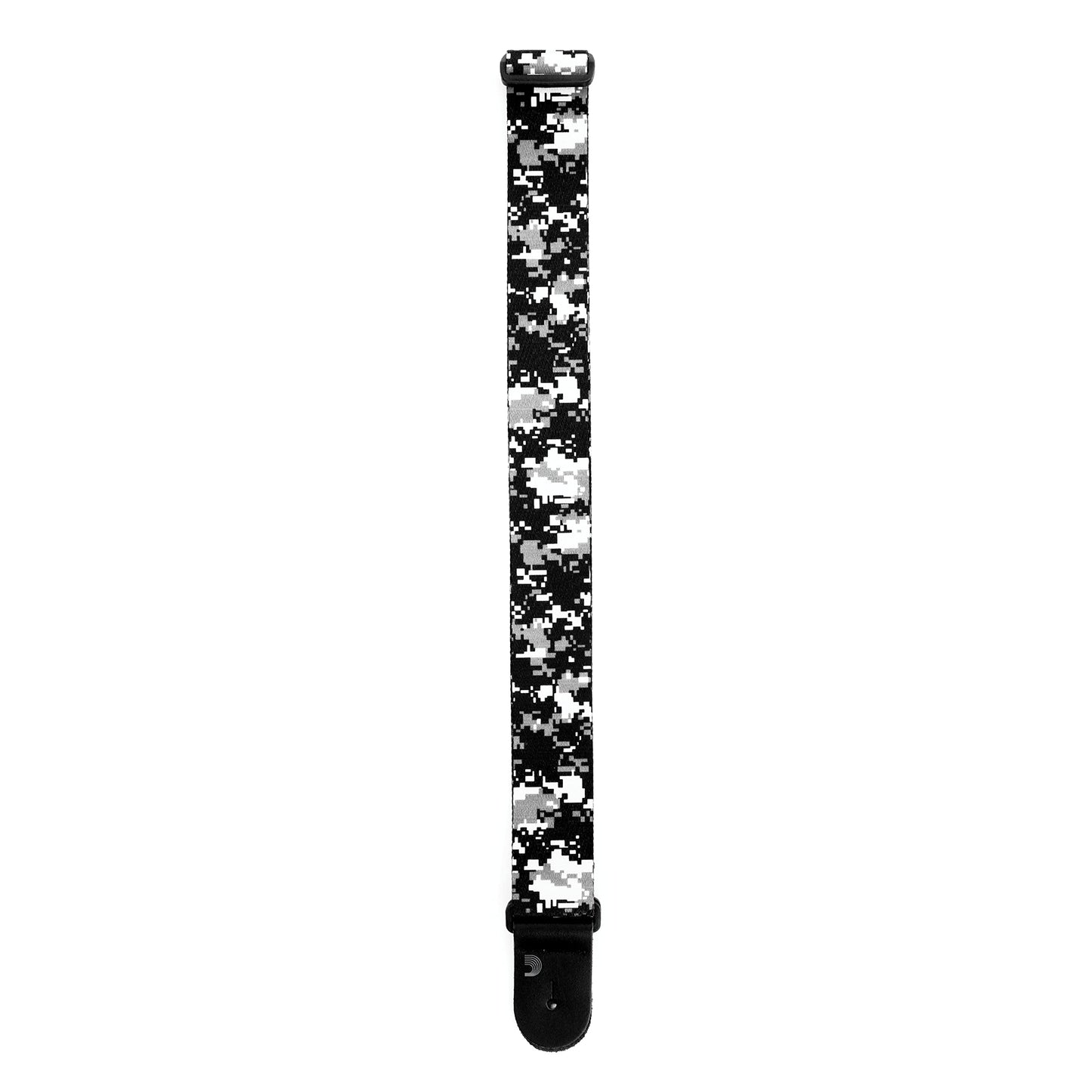 D'Addario Digital Camo Guitar Strap Black (P20S1501) - Deccan Retail