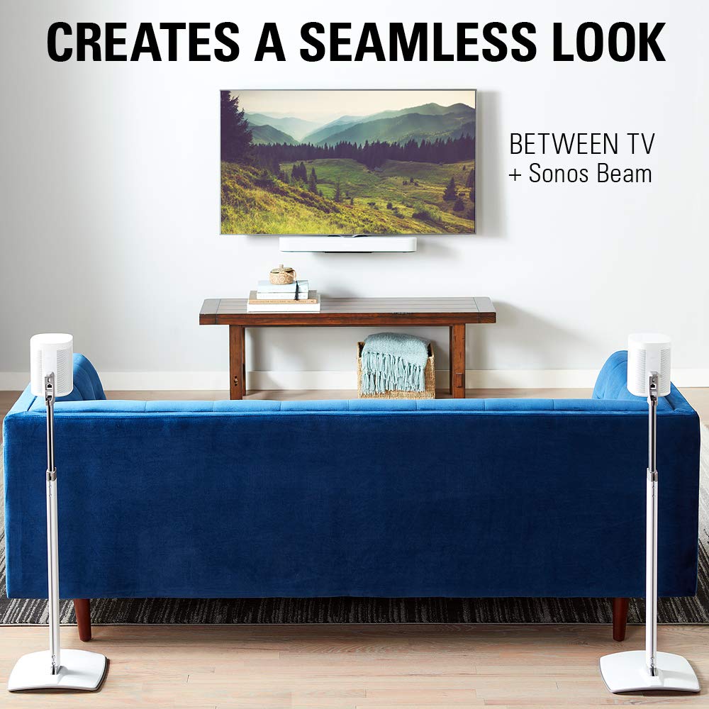 Sanus Soundbar Mount for Sonos Beam – Height Adjustable up to 12"
