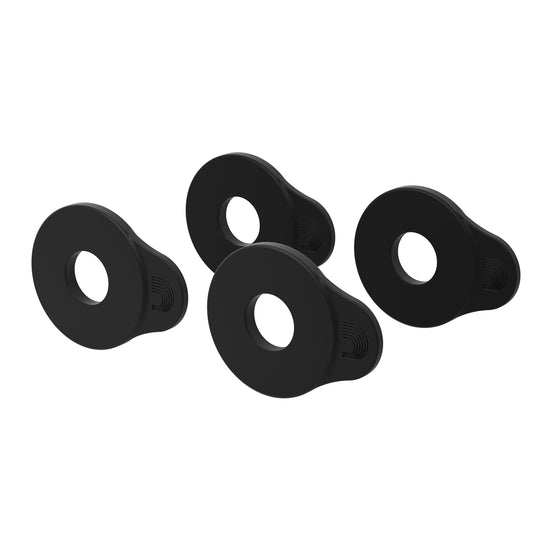 D'Addario Flex Lock Strap Blocks Black – Set of 4 (PW-FLSB-04BK) - Deccan Retail