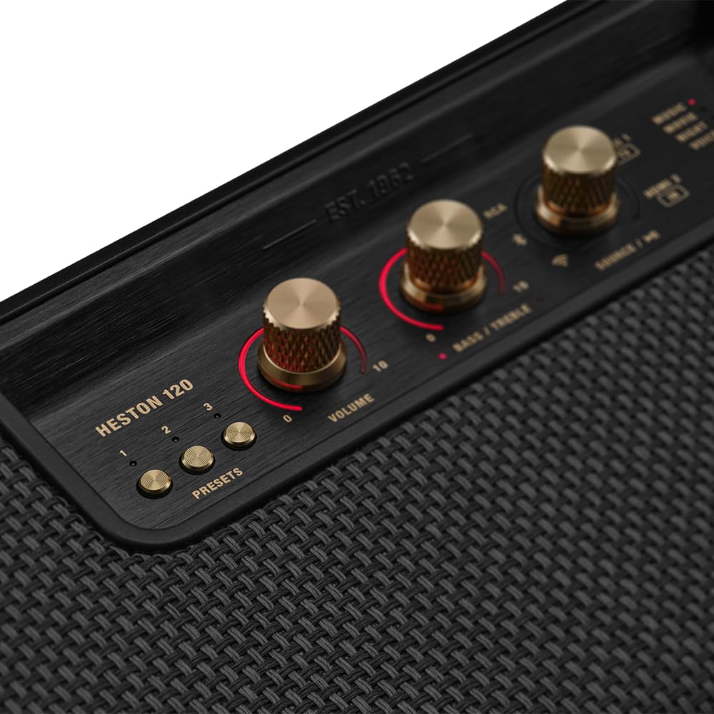Marshall Heston 120 Dolby Atmos Soundbar – Black - Deccan Retail