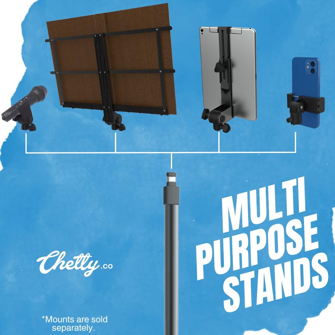 Chetty LS2 Heavy Duty Tripod Speaker Stand with Snaplock Technology - Deccan Retail
