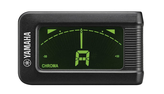 Yamaha YTC5 Guitar Tuner – Accurate Clip-On Tuner for Acoustic, Electric & Bass Guitars, Easy to Use, Compact & Portable, Fast and Precise Tuning