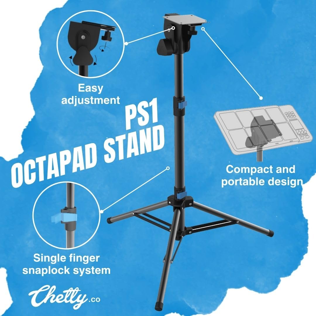 Chetty PS1 Heavy Duty Octapad Stand with Carry Bag - Deccan Retail