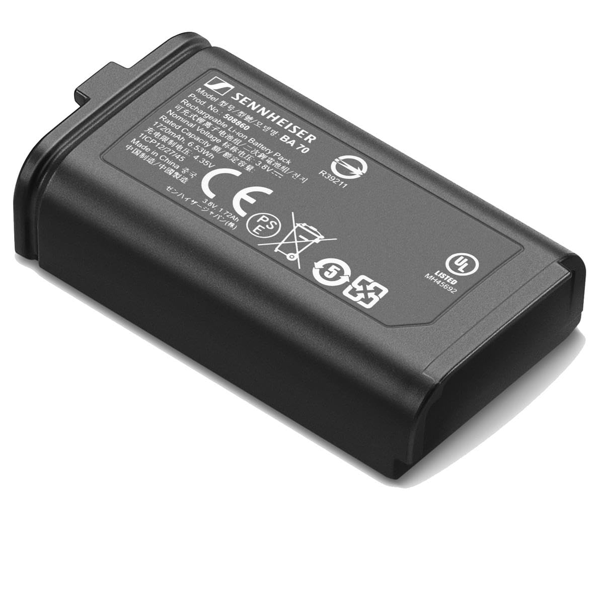 Sennheiser BA 70 Rechargeable Battery for SK & SKM-S Transmitters - Deccan Retail