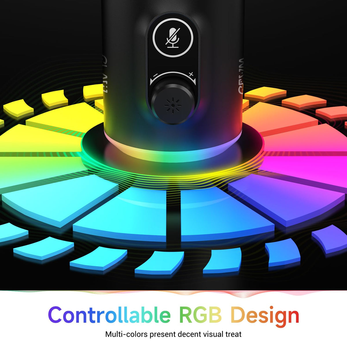 CLAW GM43 Dynamic RGB Gaming Microphone with USB/XLR & Cardioid Pickup - Deccan Retail