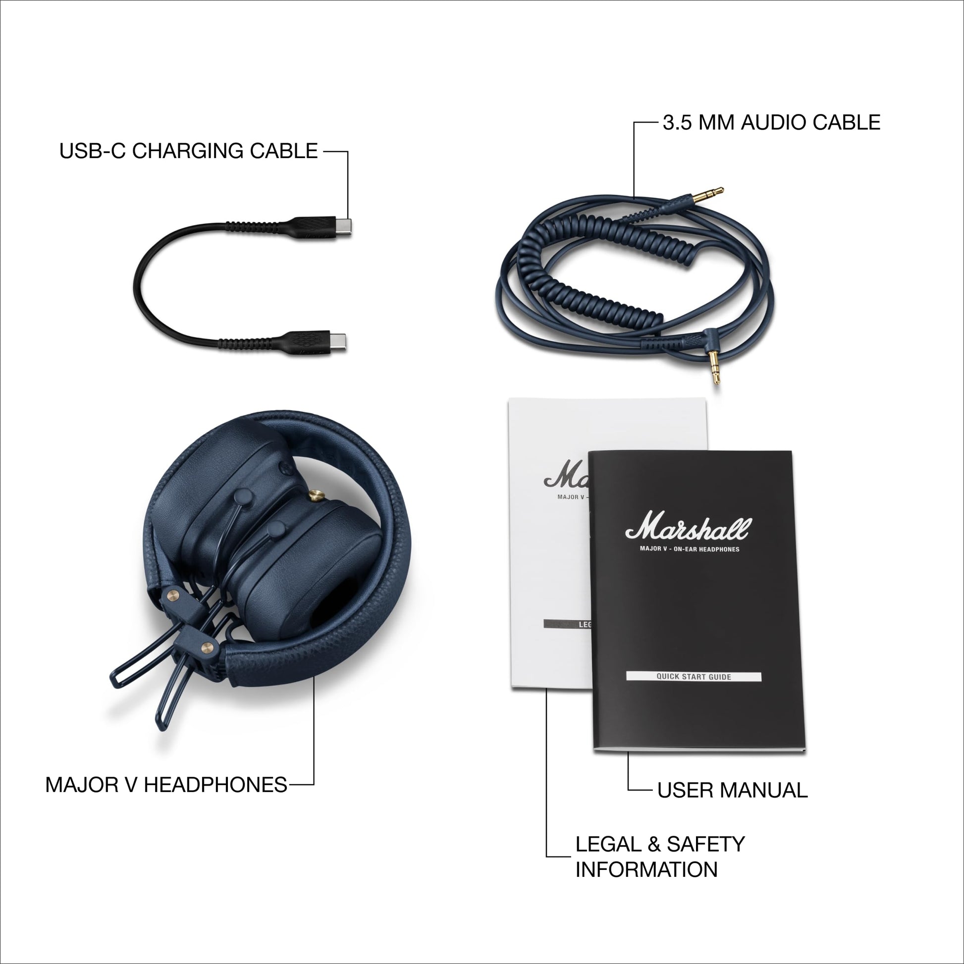 Marshall Major V Wireless On Ear Headphones - Deccan Retail