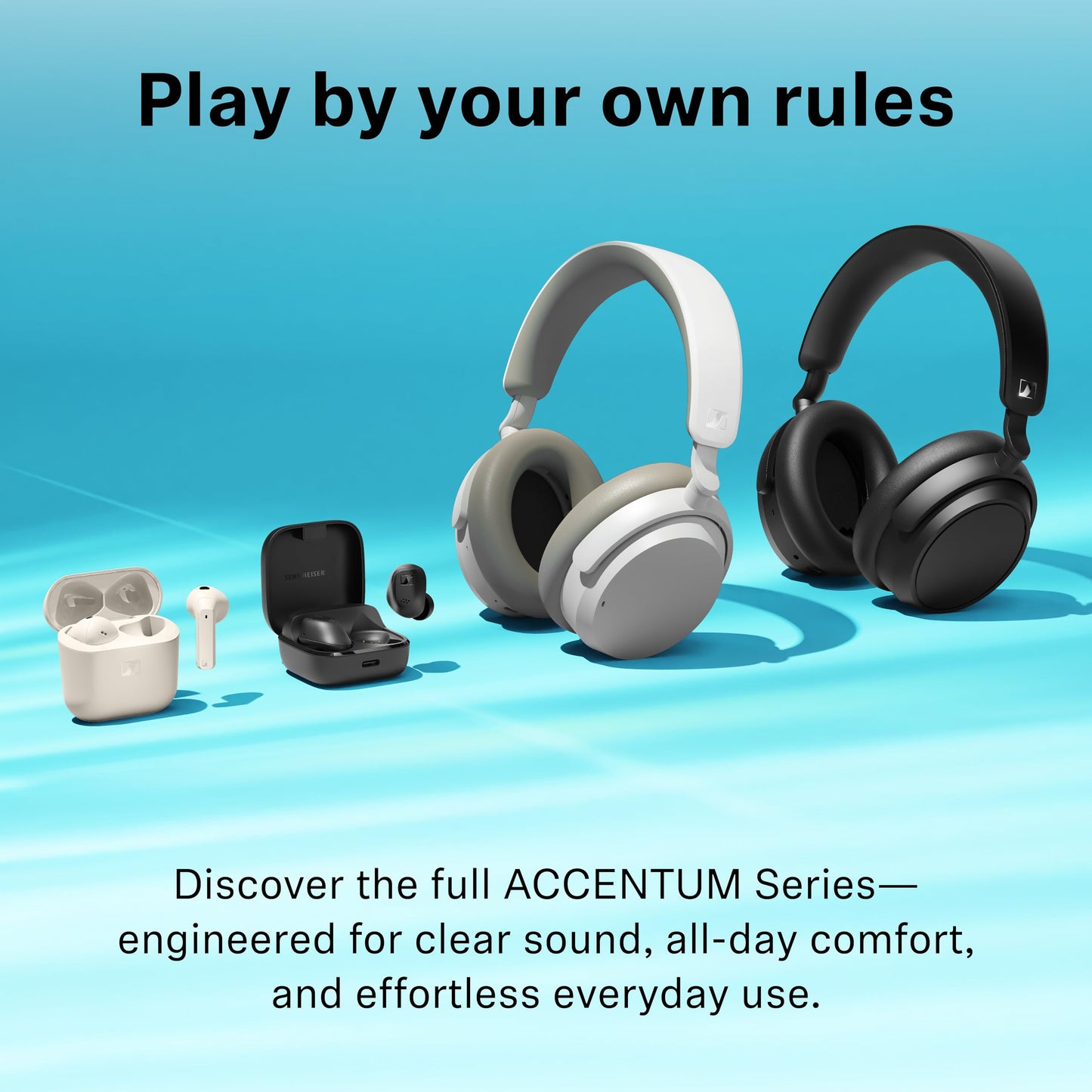Sennheiser ACCENTUM Open True Wireless Earbuds – Black - Deccan Retail