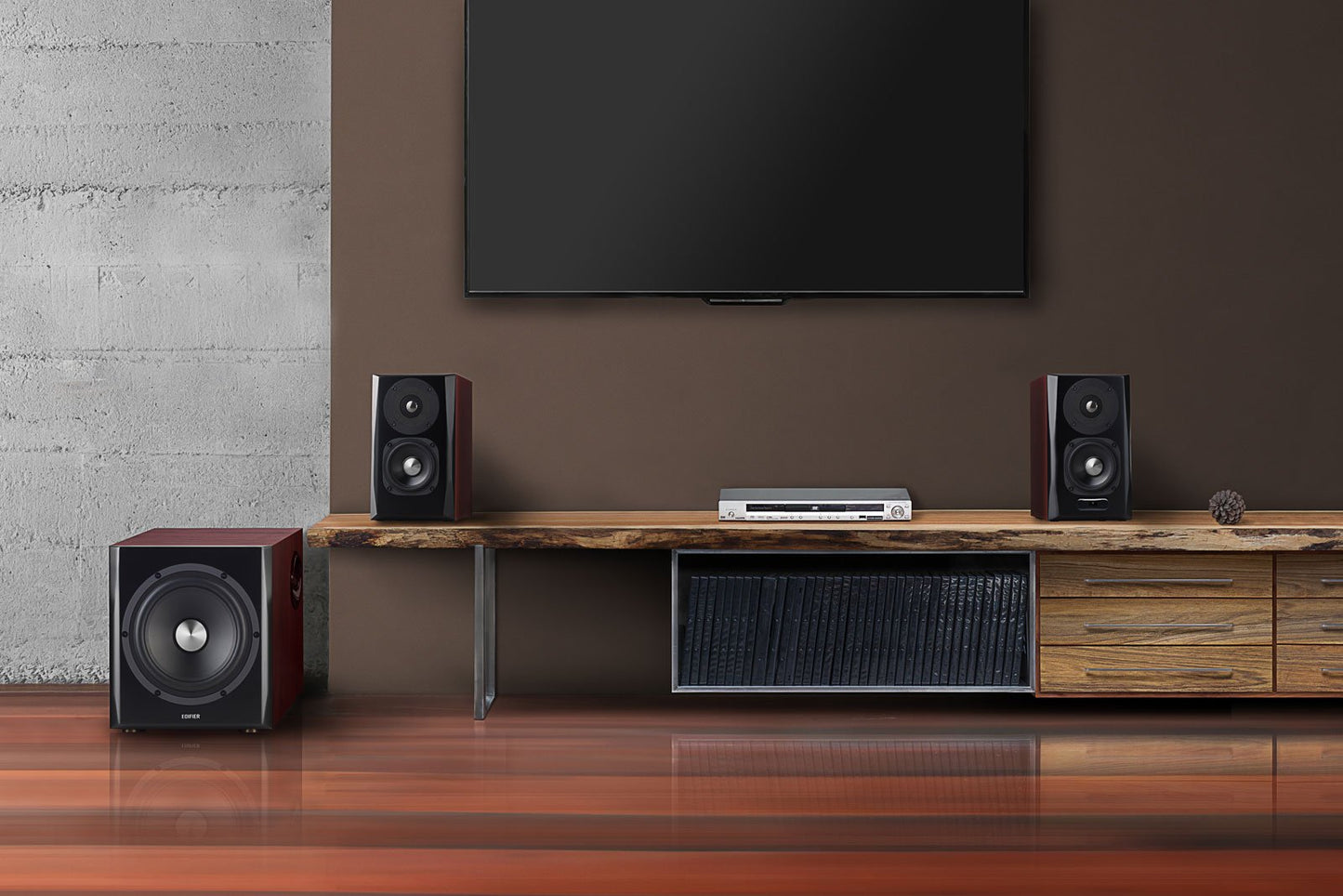 Edifier S350DB 2.1 Bluetooth Bookshelf Speaker System with Subwoofer