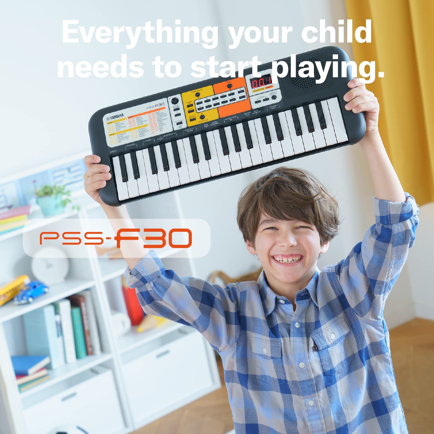 Yamaha PSS-F30 Portable Mini Keyboard – 37 Keys - Black - Deccan Retail