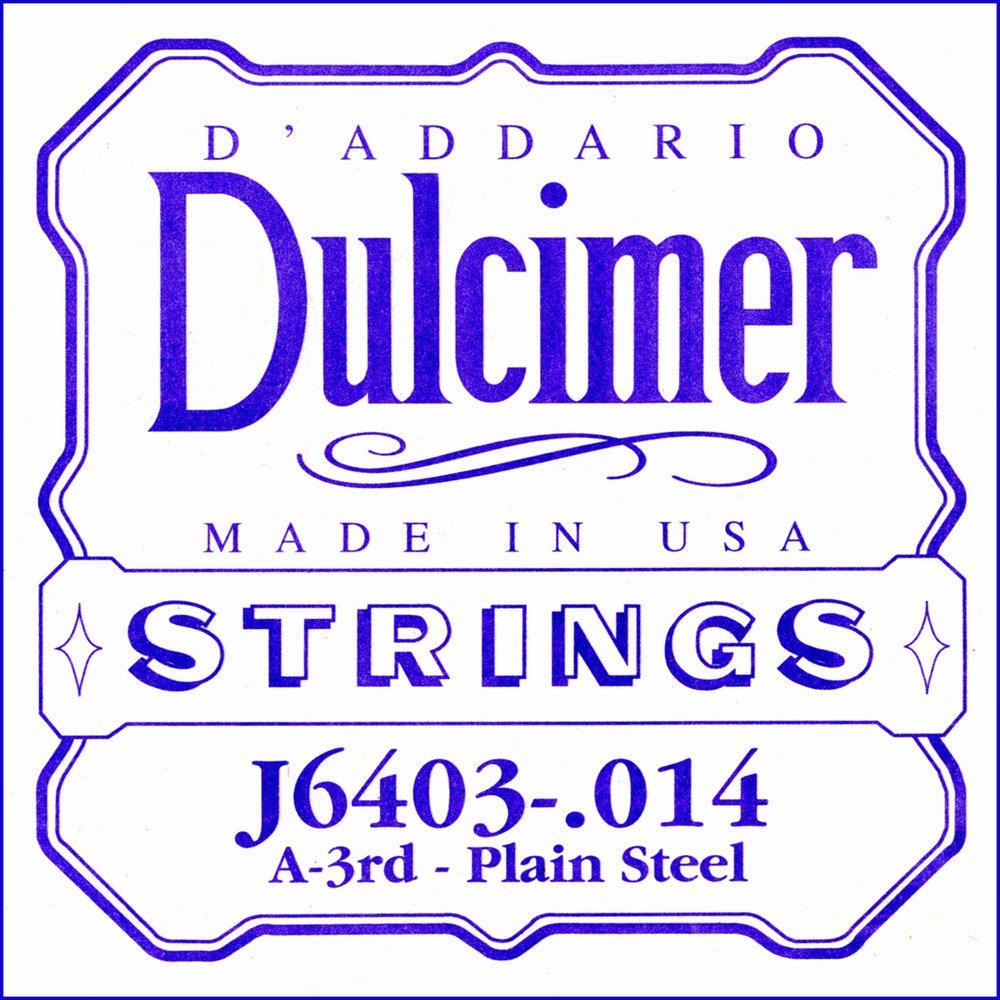 D'Addario J6403 Plain Steel Dulcimer String .014 - Deccan Retail