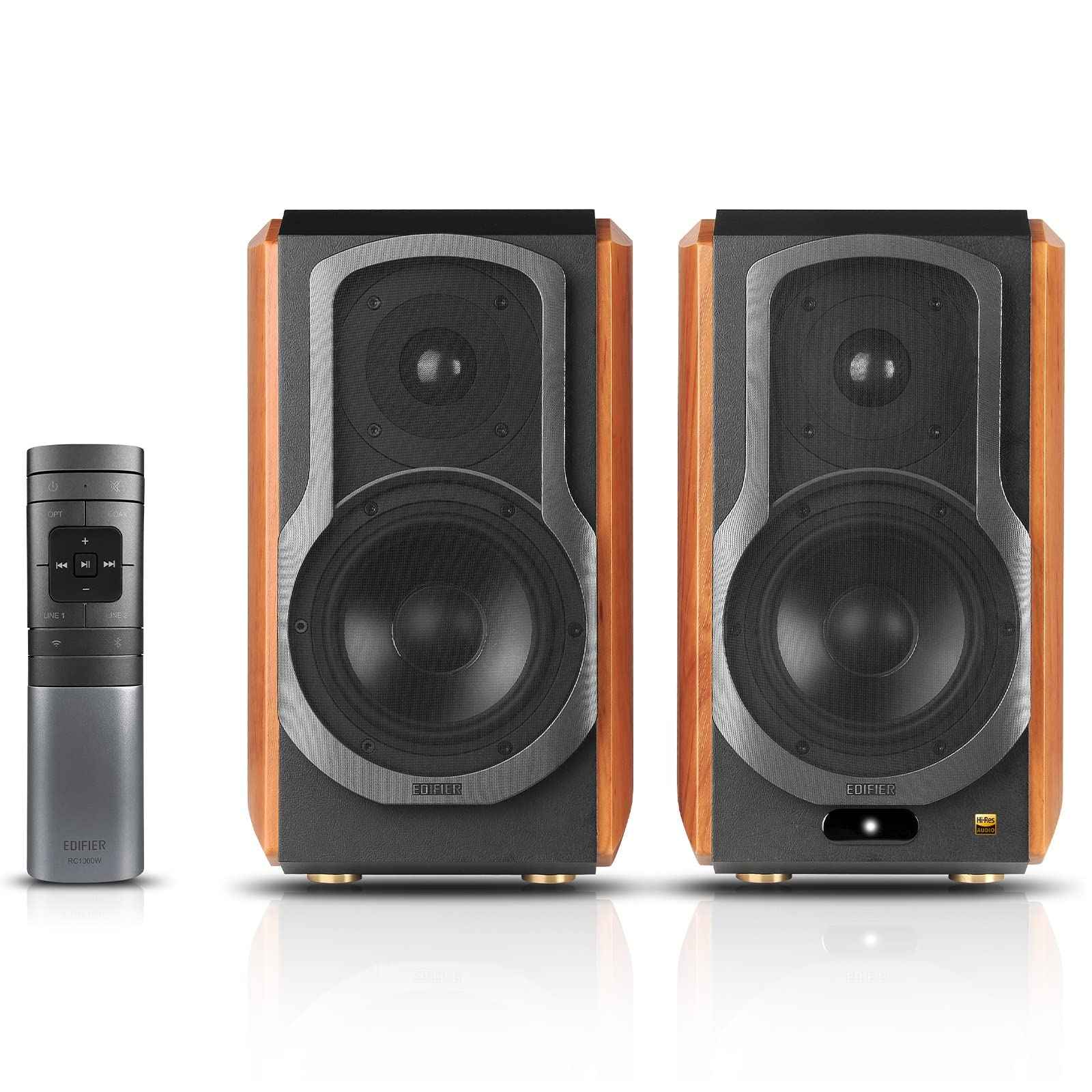 Edifier S1000W Wi-Fi Active Bookshelf Speakers – 120W RMS
