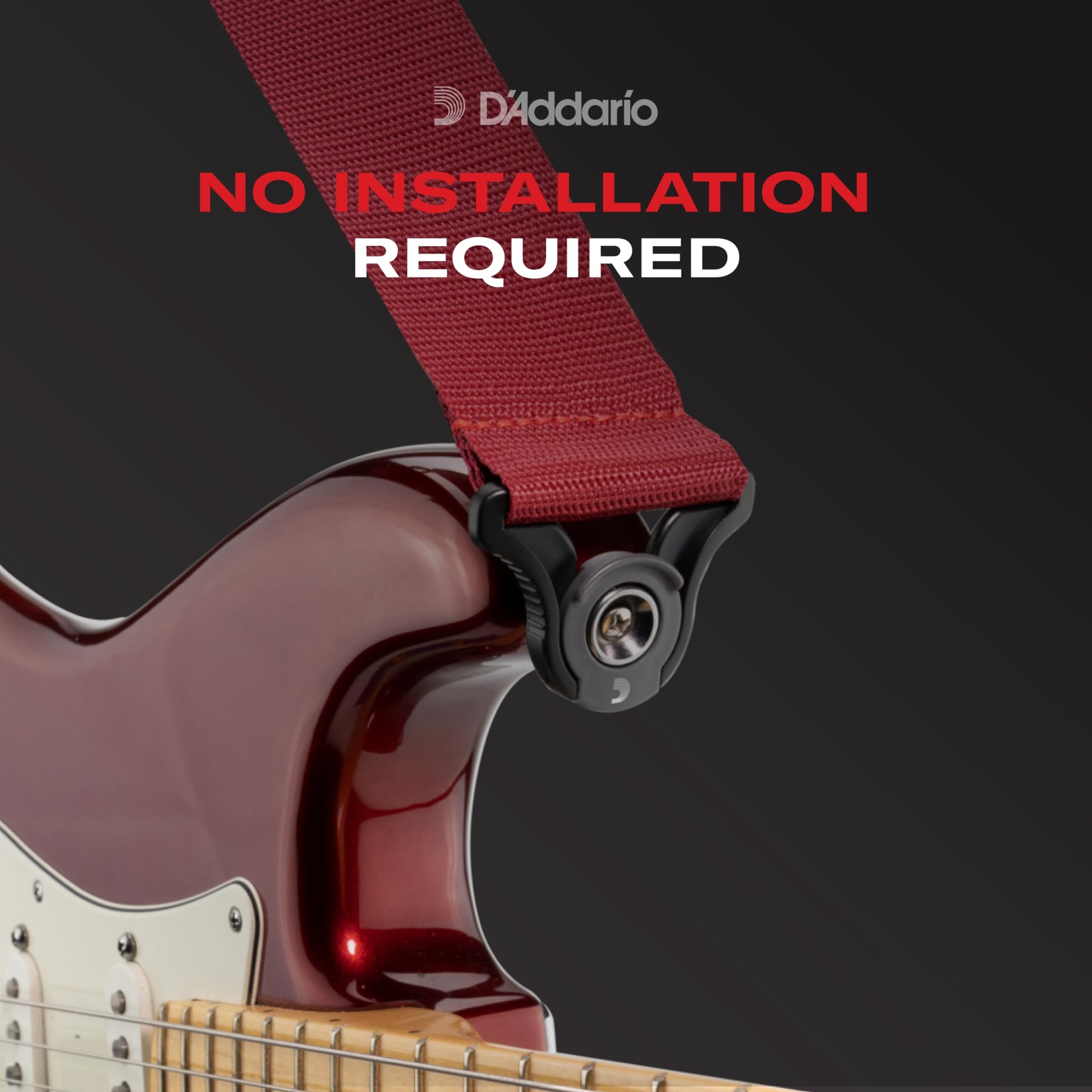 D'Addario Auto Lock Guitar Strap Blue (PWSAL402) - Deccan Retail