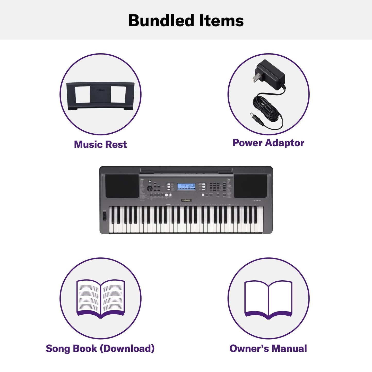 Yamaha PSR-I300 Portable Keyboard – 61 Keys with Indian Voices & Styles - Deccan Retail