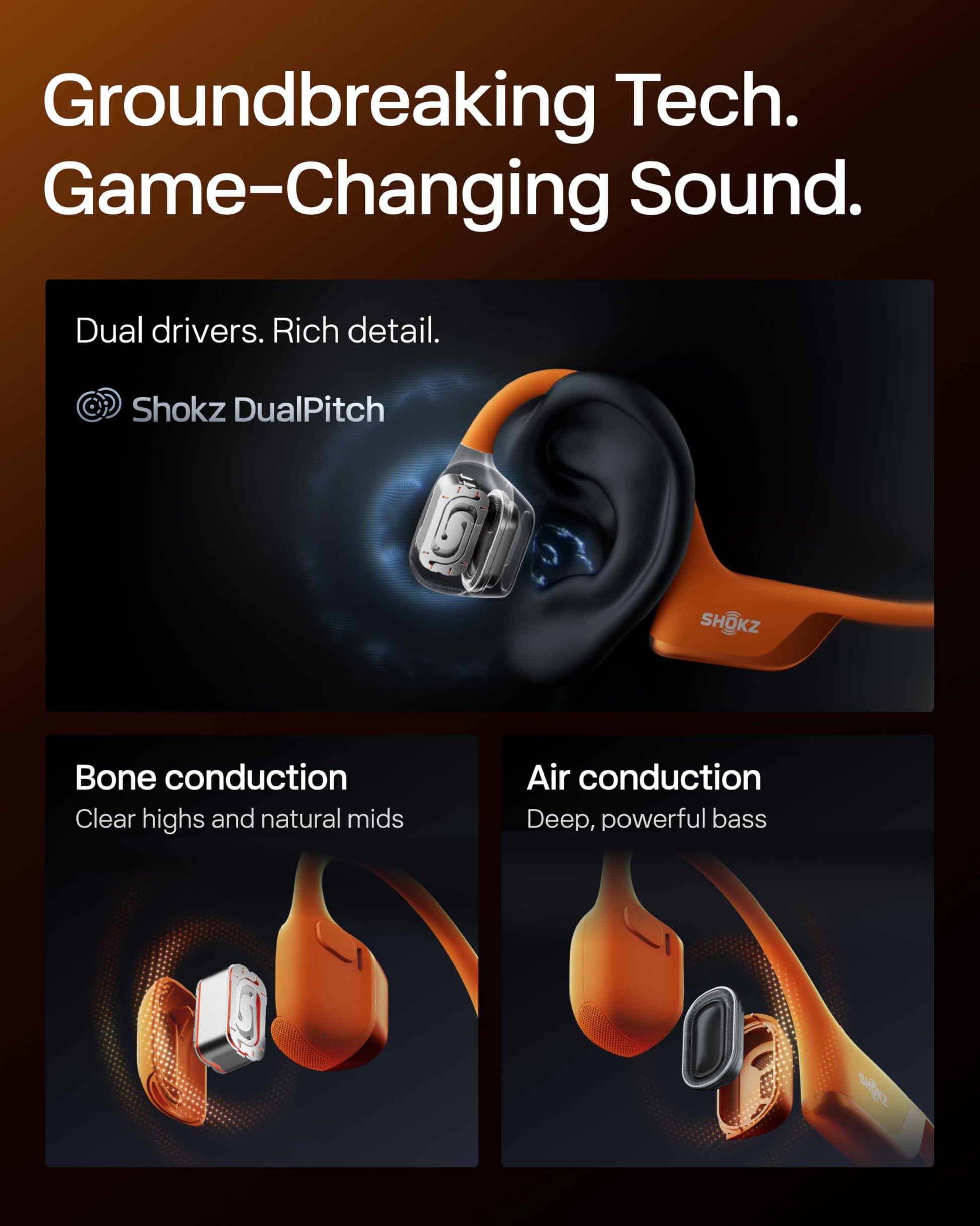 SHOKZ OpenRun Pro 2 – Orange - Deccan Retail