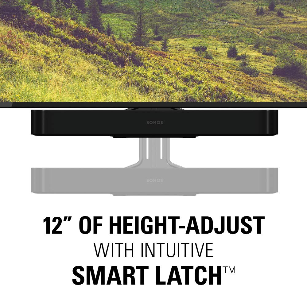 Sanus Soundbar Mount for Sonos Beam – Height Adjustable up to 12"