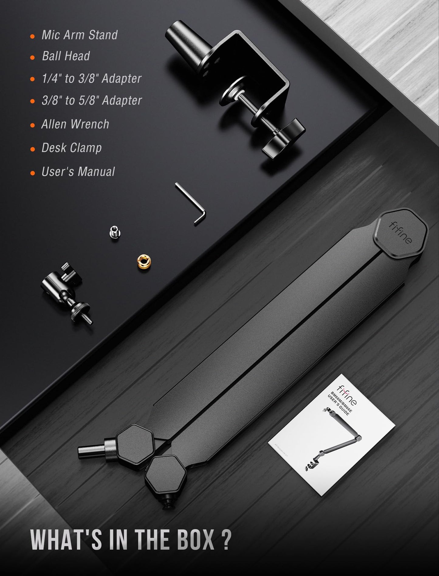FIFINE BM66 Microphone Boom Arm - Deccan Retail