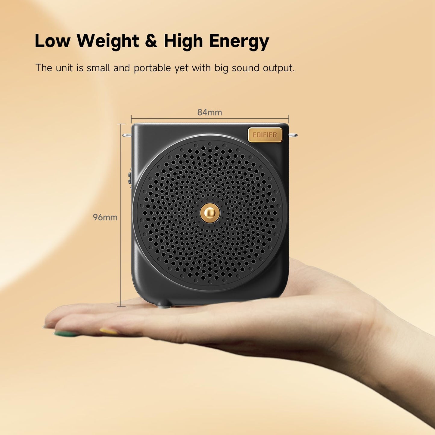 Edifier MF3 Portable Voice Amplifier - Black - Deccan Retail