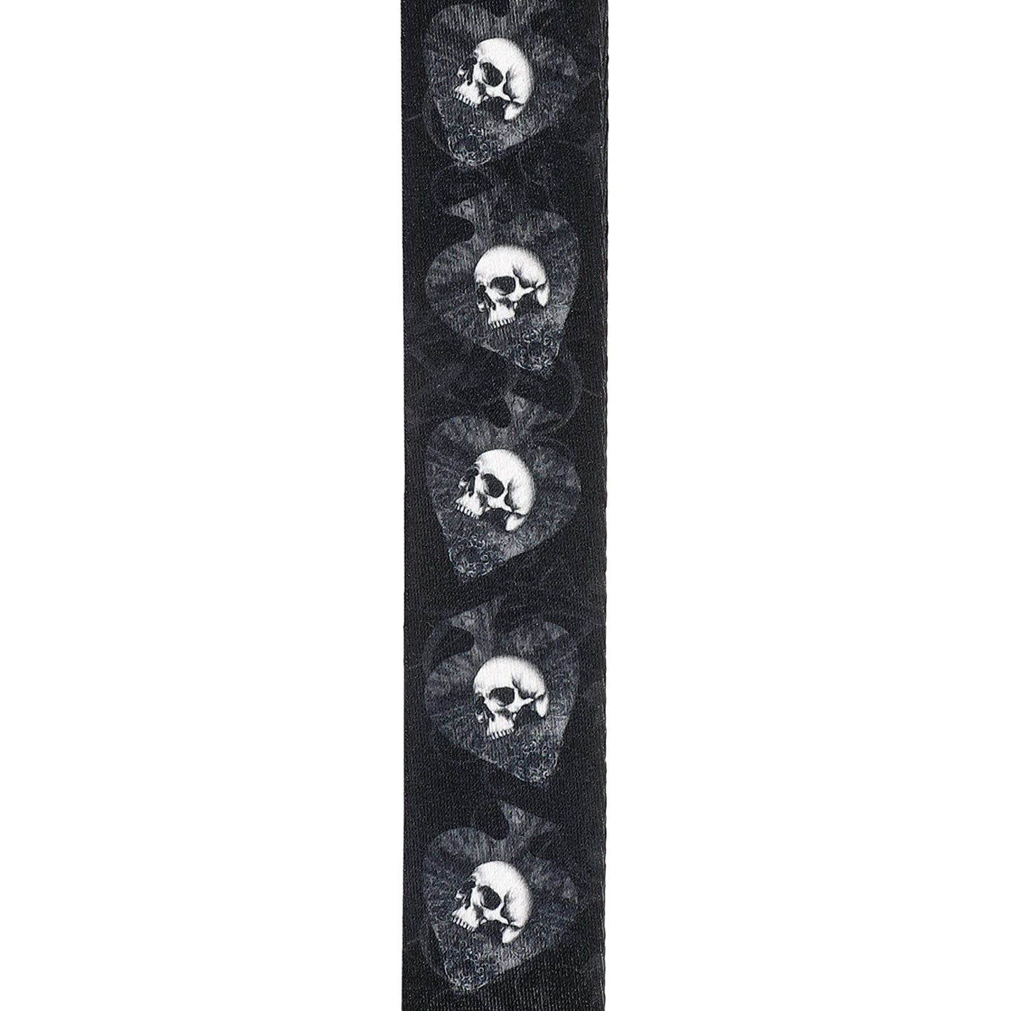 D'Addario Alchemy Skulls in Spades Guitar Strap - Deccan Retail