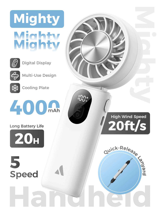 Aecooly Ice Cooling Handheld Fan PC01-white