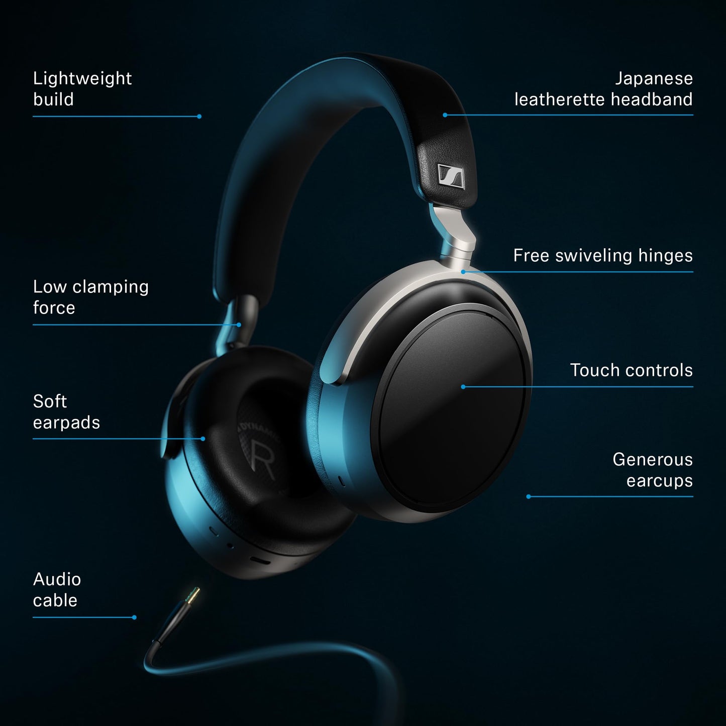 Sennheiser HDB 630 Hi-Res Wireless ANC Headphones