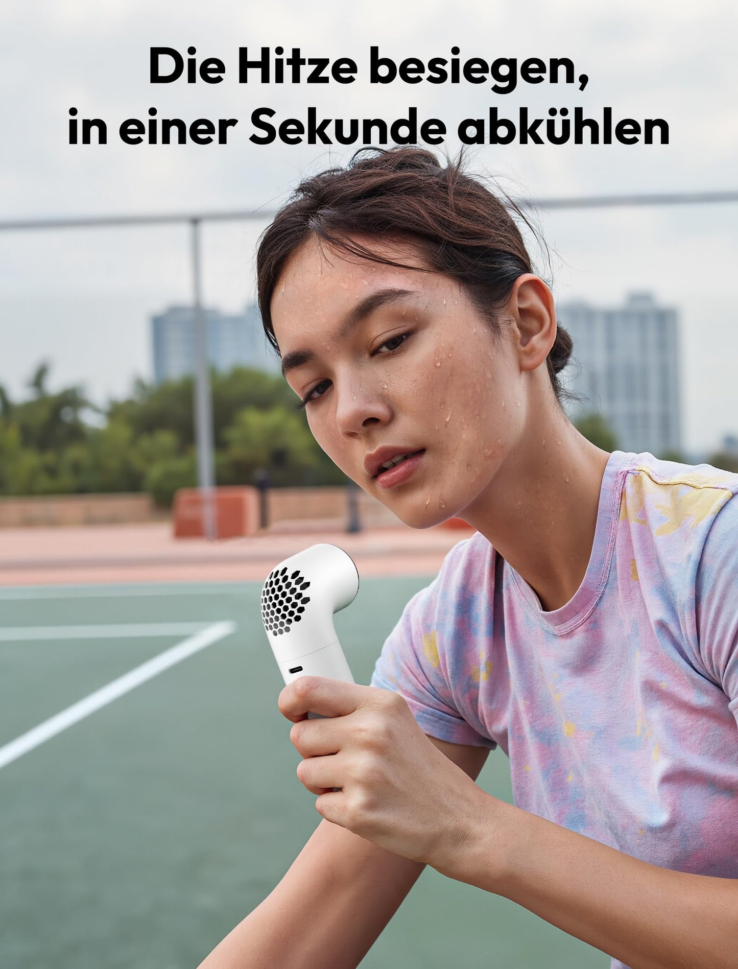 Aecooly Aero Portable Handheld Turbo Fan - White - Deccan Retail