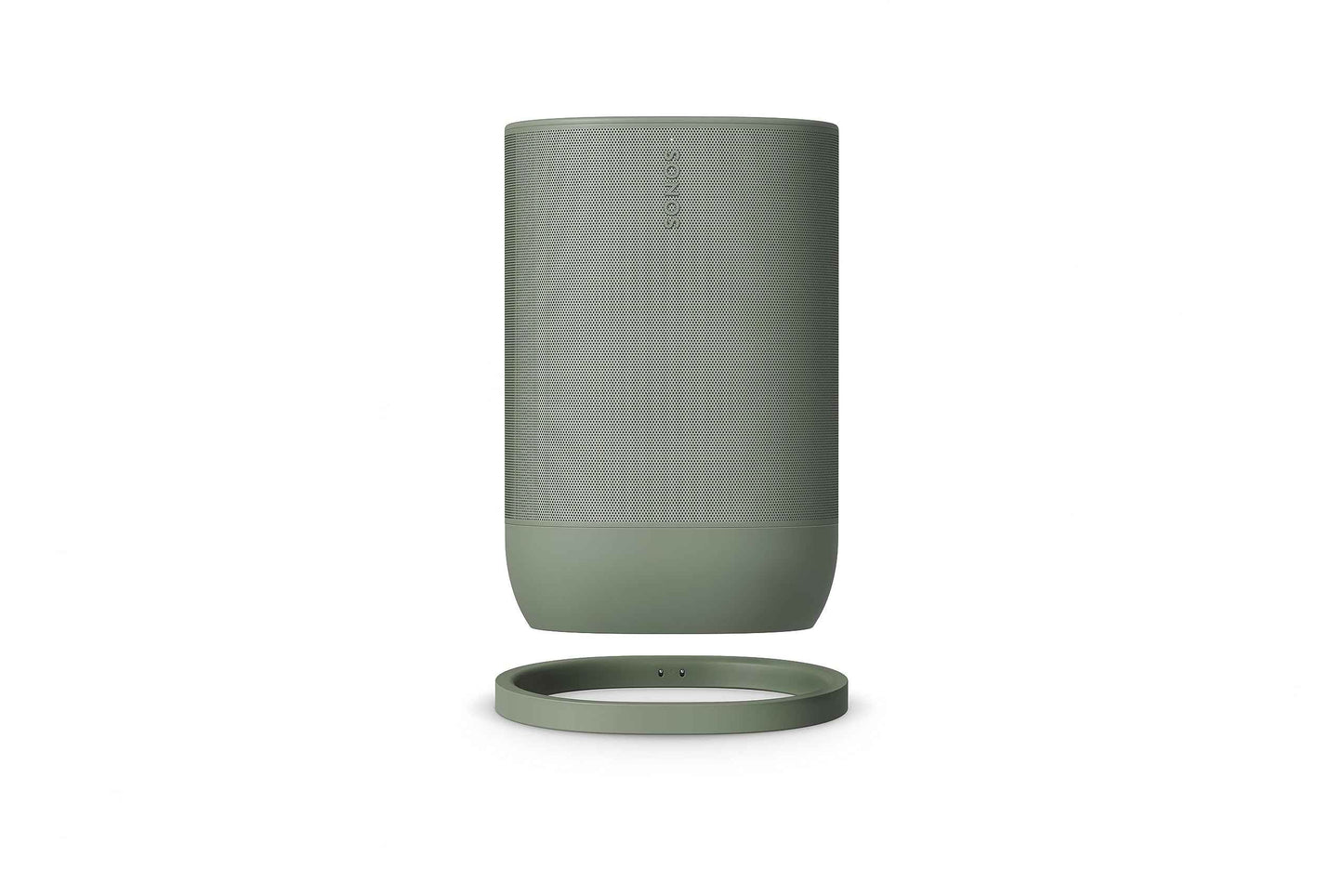 Sonos Move 2 | Wireless Portable Speaker with WiFi, Bluetooth, Amazon Alexa, 24-Hour Battery Life, Wireless Charging Base - Olive