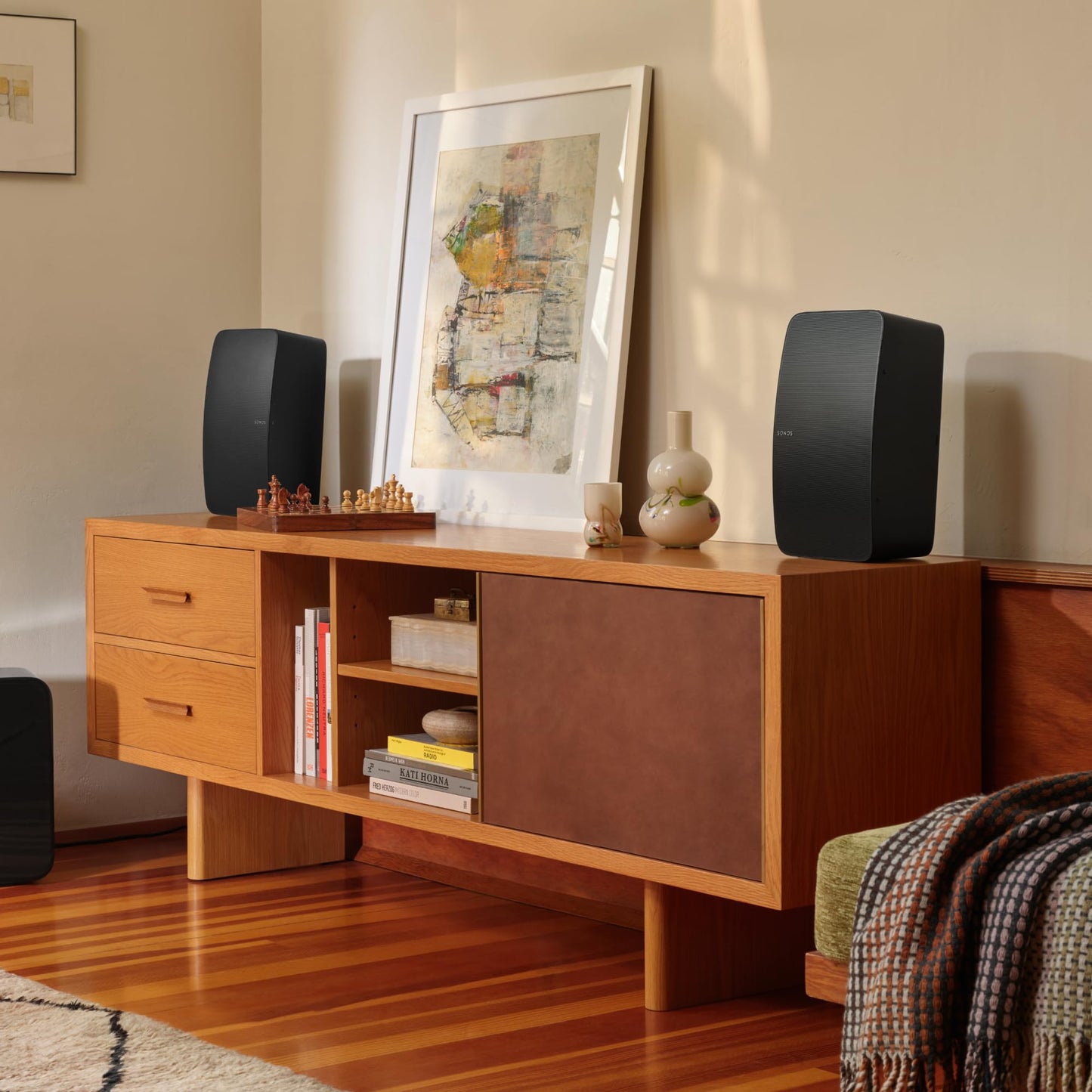 Sonos Five | HiFi Speaker with WiFi, 3.5 mm Line in, Support for Hi-Res Audio Streaming - Black