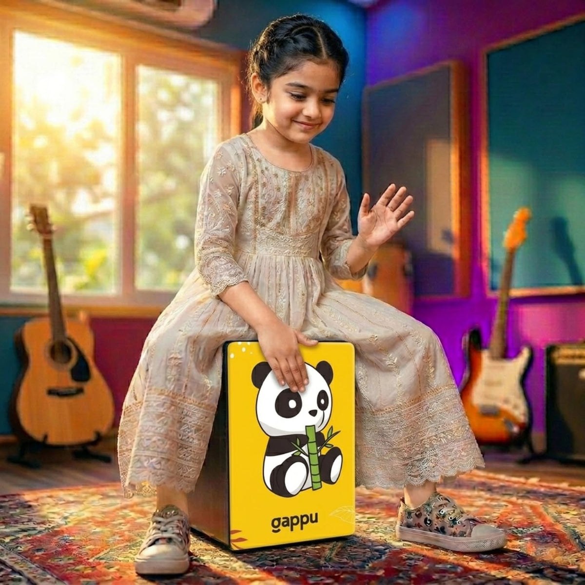 Gappu Kids Cajon Cute Panda Design