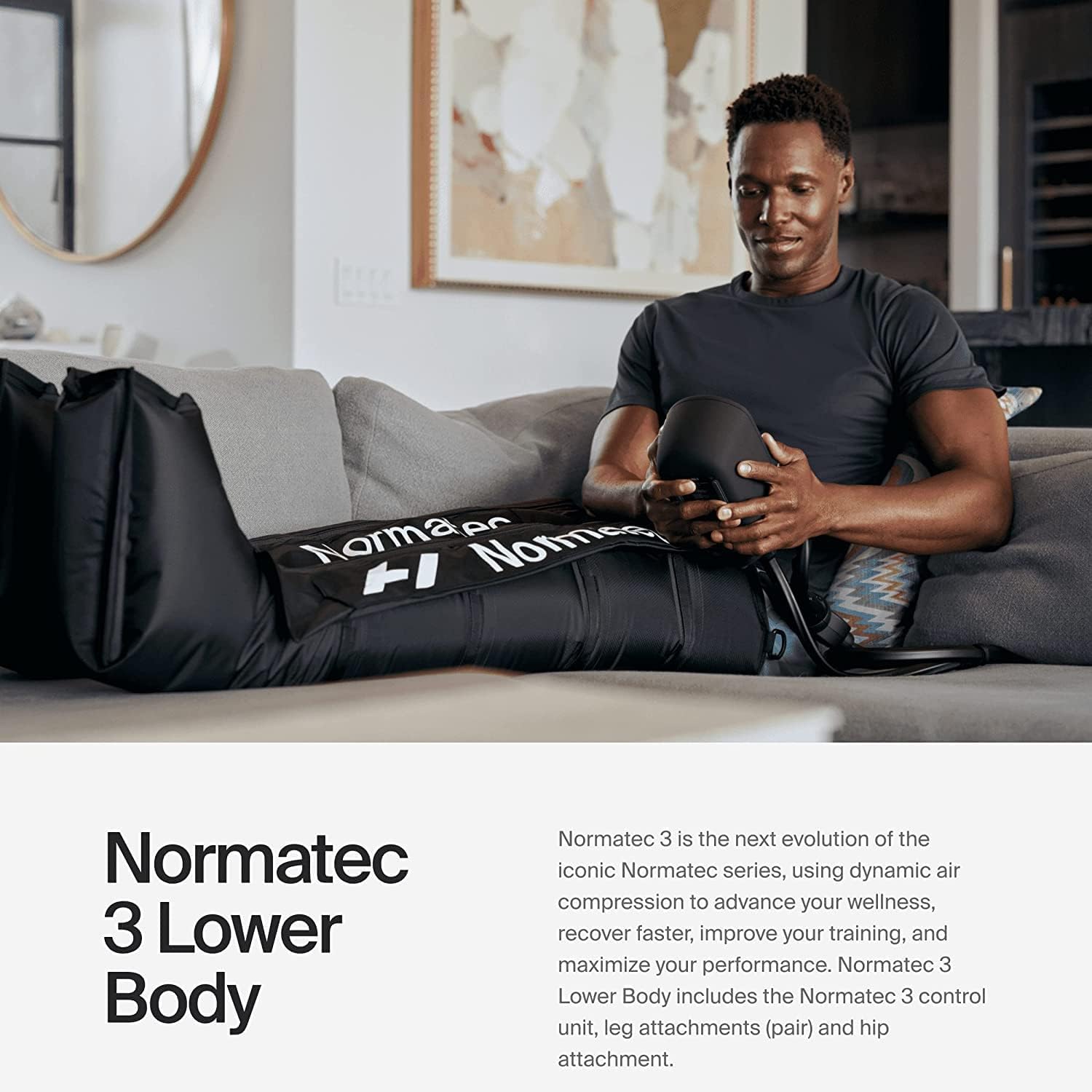 Hyperice Normatec 3 Lower Body Portable Massager (Legs + Hips) - Deccan Retail