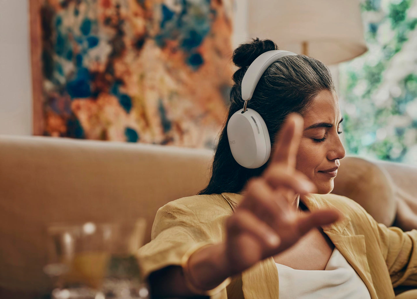 Sonos Ace Noise Cancelling Wireless Over-Ear Headphones – White - Deccan Retail