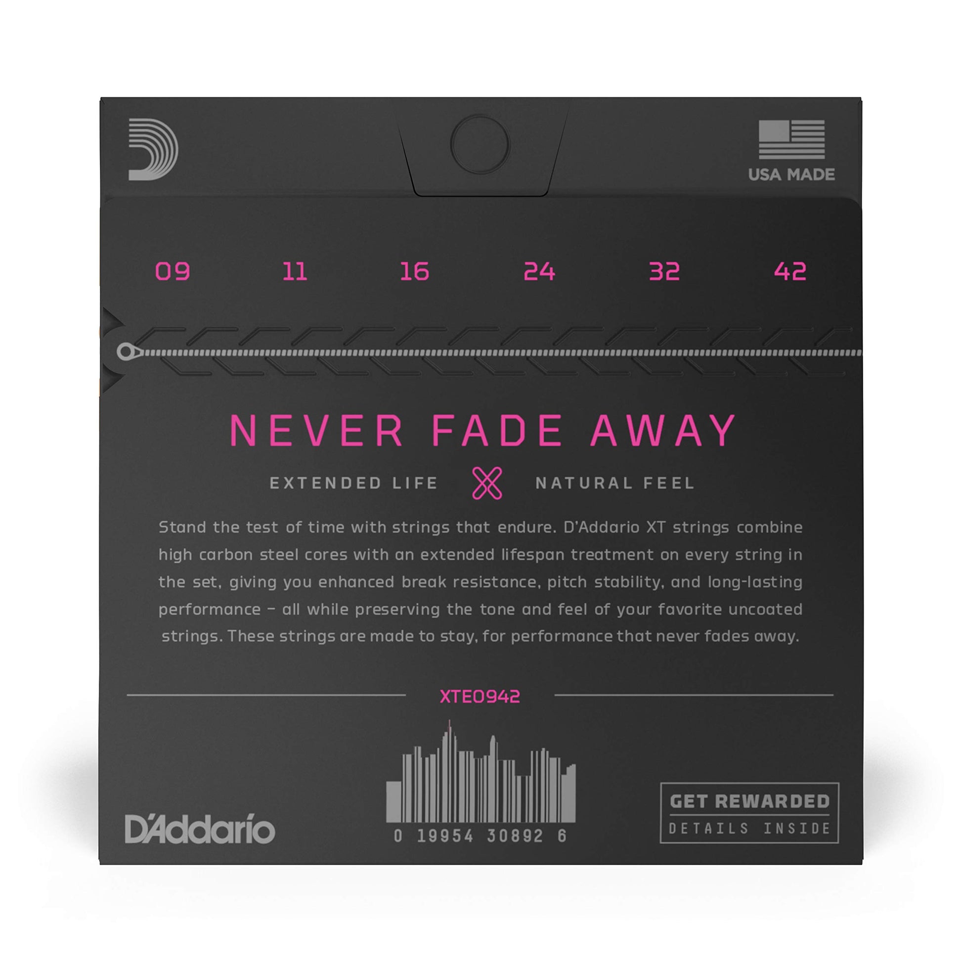 D'Addario XT Nickel Plated Steel Electric Guitar Strings Super Light 09-42 (XTE0942) - Deccan Retail