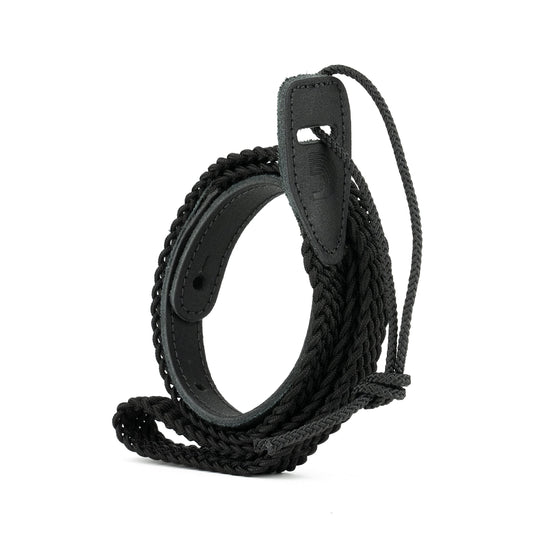 D'Addario Braided Mandolin Strap – Black - Deccan Retail