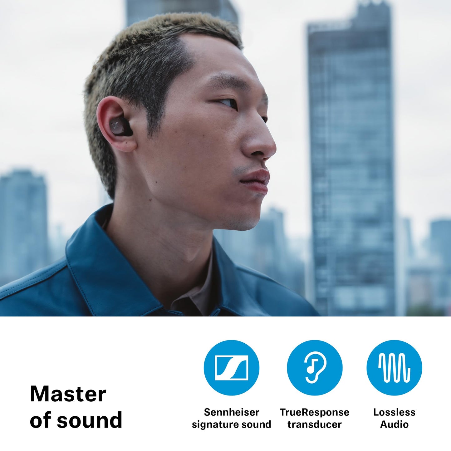 Sennheiser MOMENTUM True Wireless 4 Earbuds with Adaptive ANC - Black Graphite - Deccan Retail