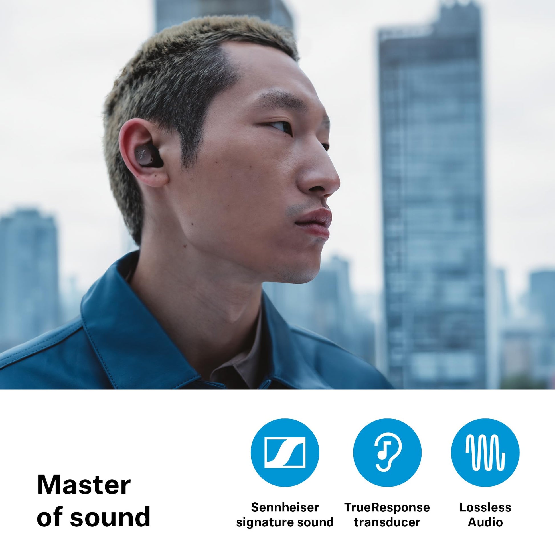 Sennheiser MOMENTUM True Wireless 4 Earbuds with Adaptive ANC - Black Copper - Deccan Retail