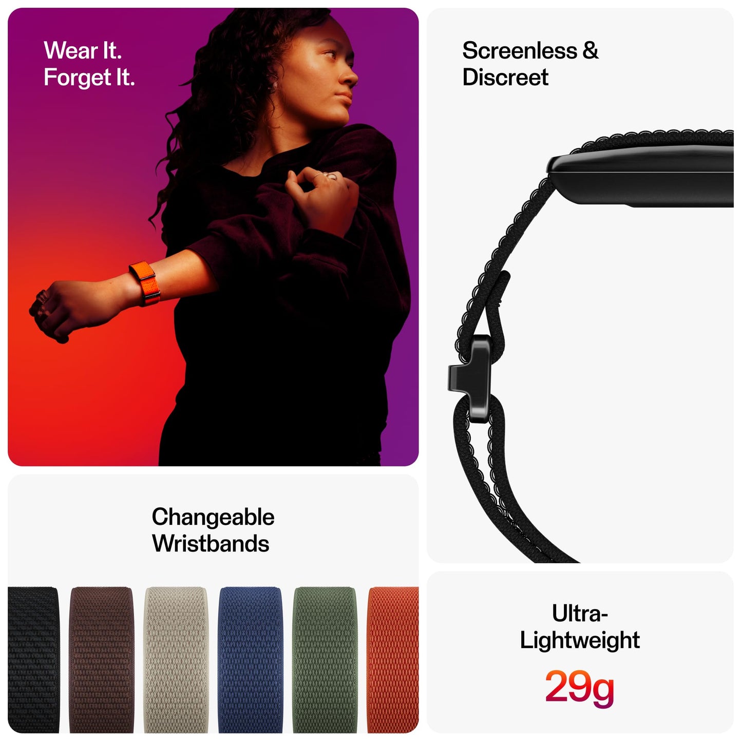 Polar Loop Gen 2 Screen-Free Wellness Tracker – Black - Deccan Retail