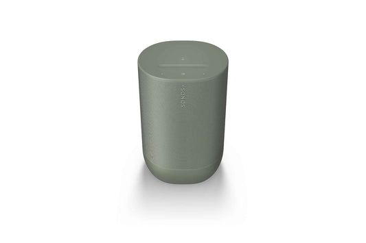 Sonos Move 2 | Wireless Portable Speaker with WiFi, Bluetooth, Amazon Alexa, 24-Hour Battery Life, Wireless Charging Base - Olive