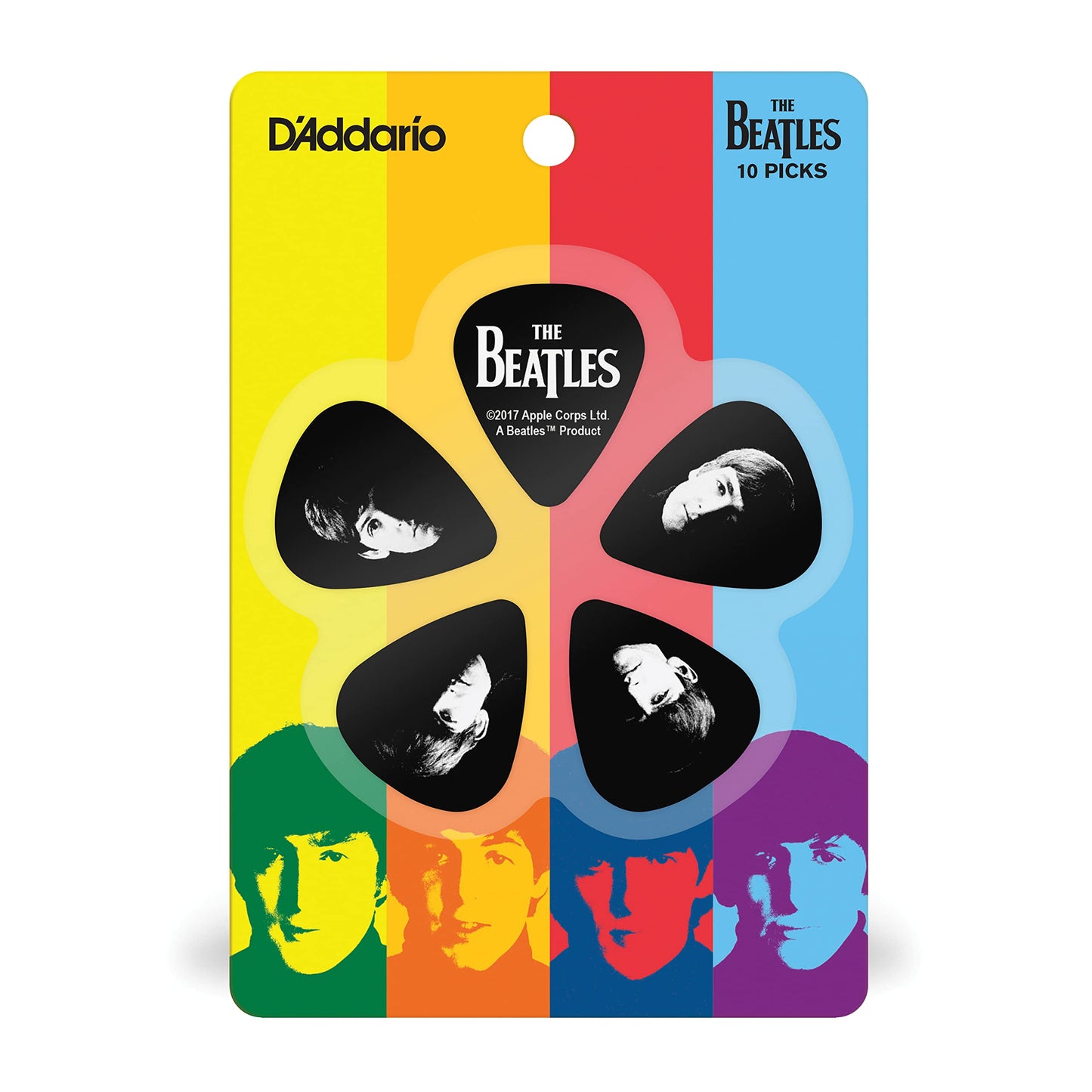 Planet Waves Beatles Guitar Picks Meet The Beatles Medium 10 Pack (1CBK4-10B2) - Deccan Retail