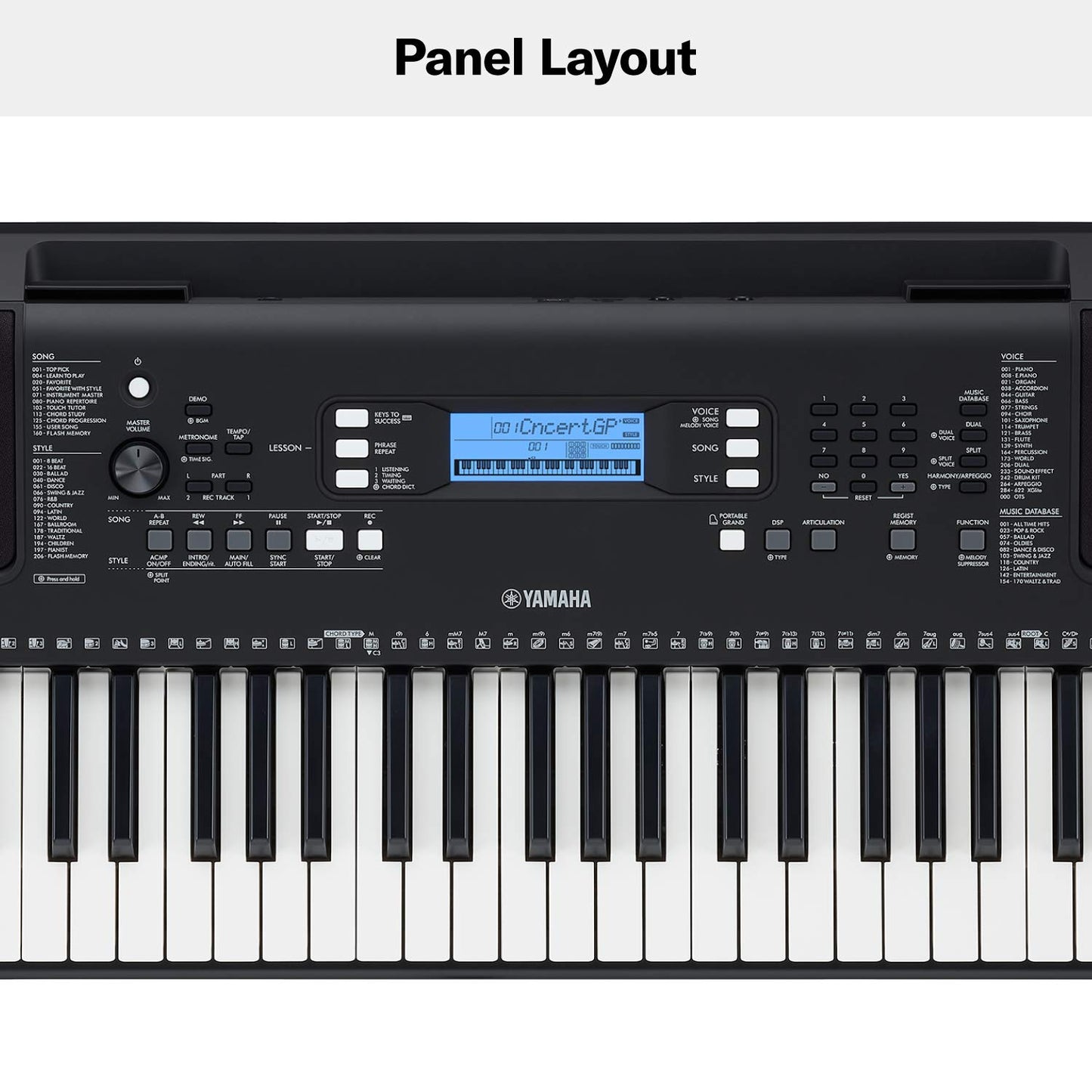 Yamaha PSR-E373 Portable Keyboard – 61 Keys with Touch Sensitivity - Deccan Retail